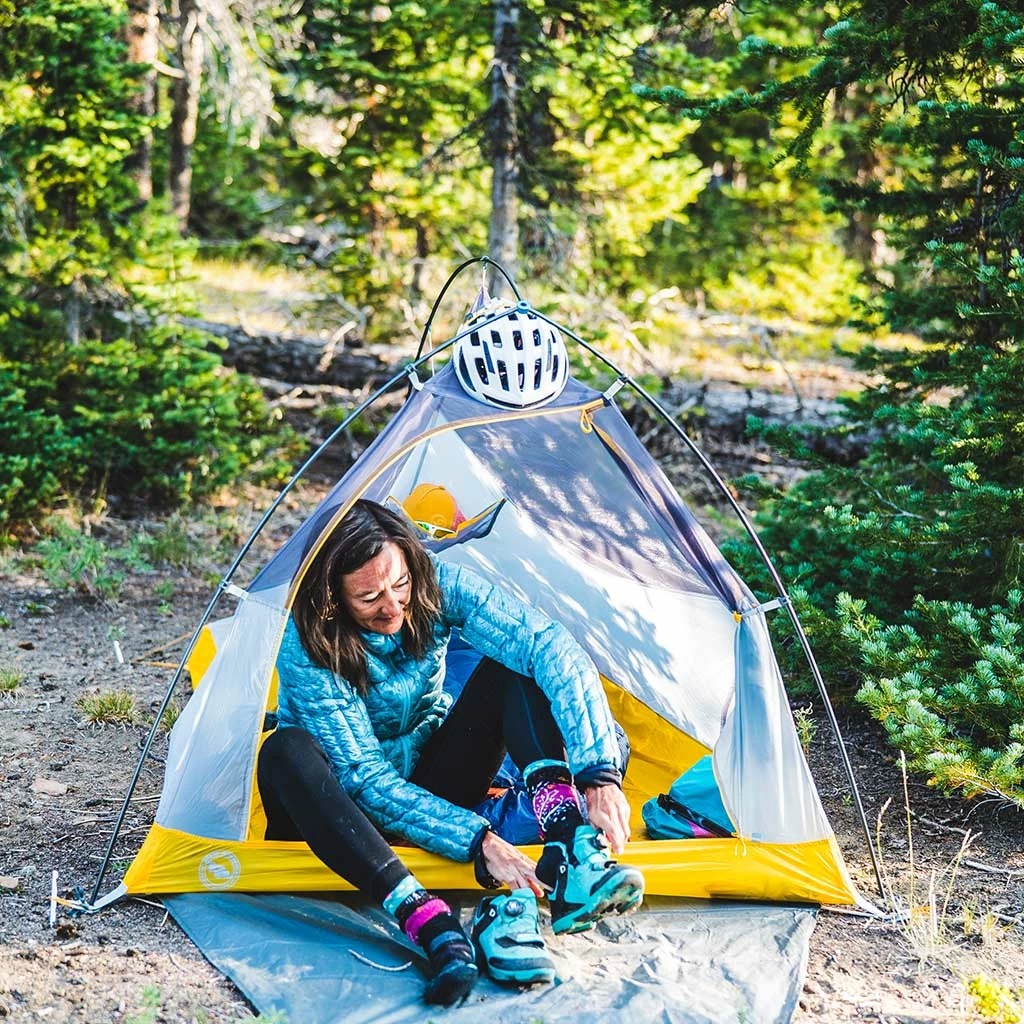 Big Agnes Fly Creek HV UL1 Bikepack Tent Footprint (2021 Version) Camping Kit 4 Big Agnes Fly Creek HV UL1 Bikepack Tent Footprint (2021 Version) Camping Kit