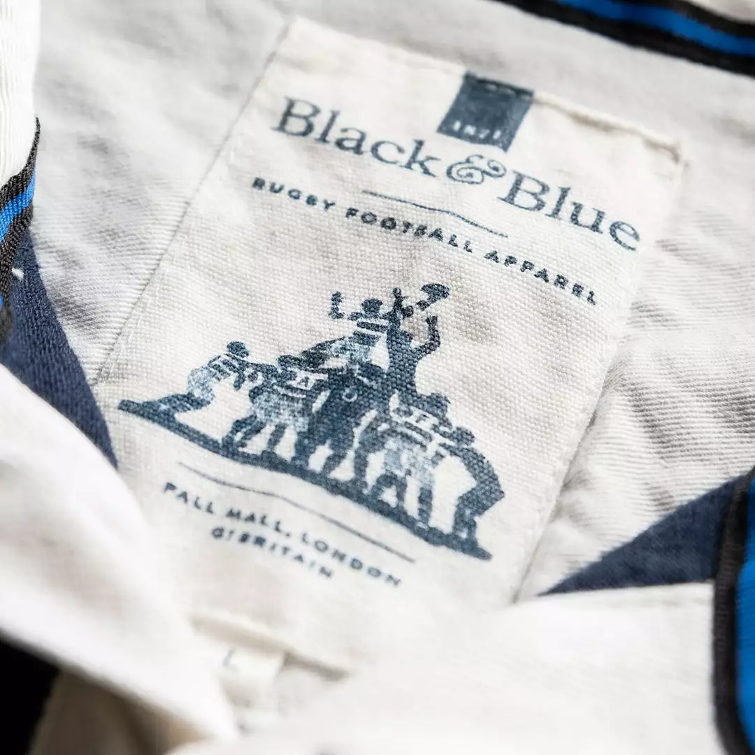 Black & Blue 1871 England 1871 Away Rugby Shirt 8 Black & Blue 1871 England 1871 Away Rugby Shirt