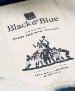 Black & Blue 1871 Clothing Flamingoes 1871 Rugby Shirt 14 Black & Blue 1871 Clothing Flamingoes 1871 Rugby Shirt