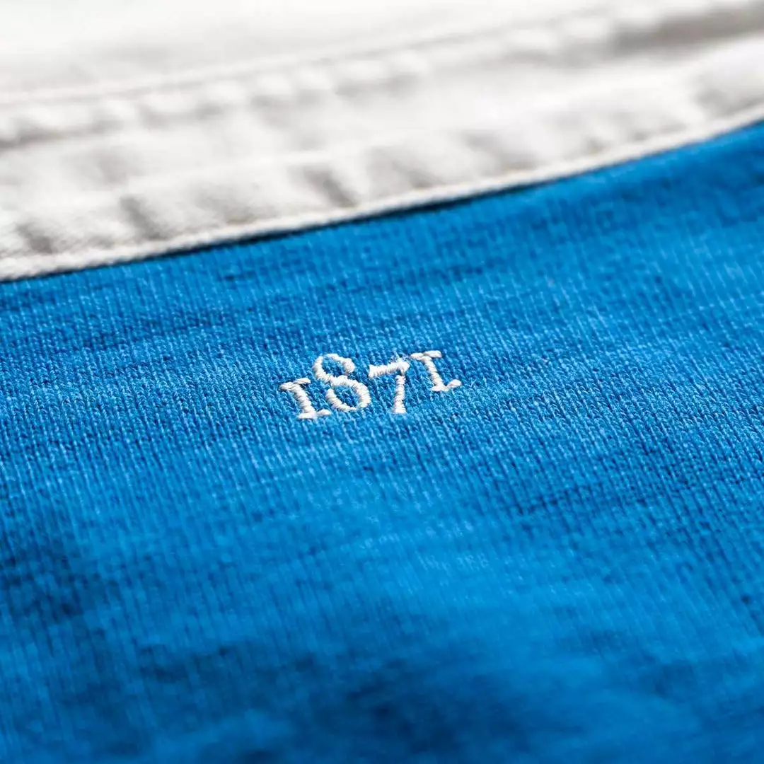 Black & Blue 1871 France 1906 Rugby Shirt 7 Black & Blue 1871 France 1906 Rugby Shirt