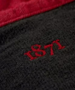 Black & Blue 1871 Clothing Law Club 1871 Rugby Shirt
