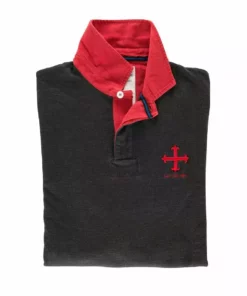 Black & Blue 1871 Clothing Law Club 1871 Rugby Shirt