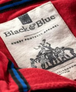 Black & Blue 1871 Clothing Law Club 1871 Rugby Shirt
