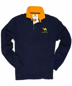 Black & Blue 1871 Clothing Malborough Nomads 1871 Rugby Shirt