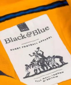 Black & Blue 1871 Clothing Malborough Nomads 1871 Rugby Shirt