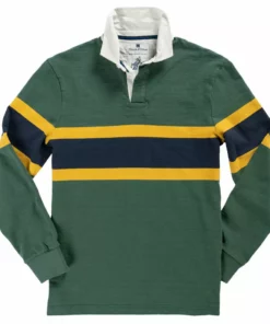 Black & Blue 1871 Clothing Outdoor Heritage Rugby Shirt