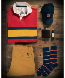 Black & Blue 1871 Outdoor Heritage Rugby Shirt Clothing