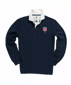 Black & Blue 1871 USA 1912 Away Rugby Shirt