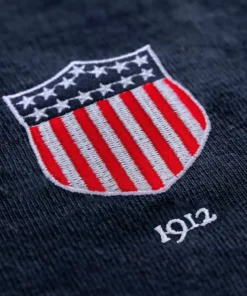 Black & Blue 1871 USA 1912 Away Rugby Shirt