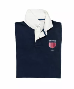 Black & Blue 1871 USA 1912 Away Rugby Shirt