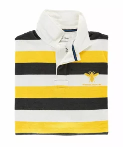 Black & Blue 1871 Wimbledon Hornets 1871 Rugby Shirt Clothing