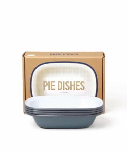 Falcon Enamelware Home, Garden & Cooking Pie Dishes (Set Of 4)