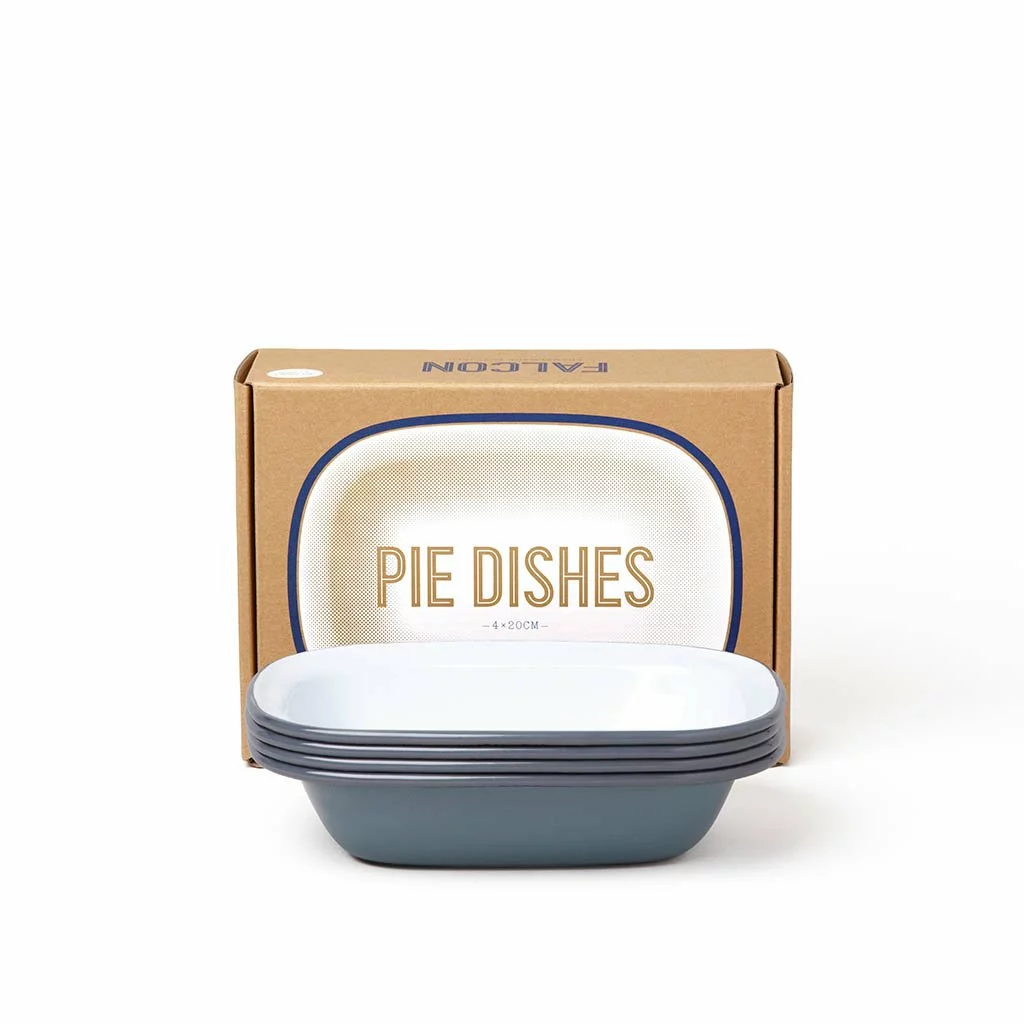 Falcon Enamelware Home, Garden & Cooking Pie Dishes (Set Of 4) 3 Falcon Enamelware Home, Garden & Cooking Pie Dishes (Set Of 4)