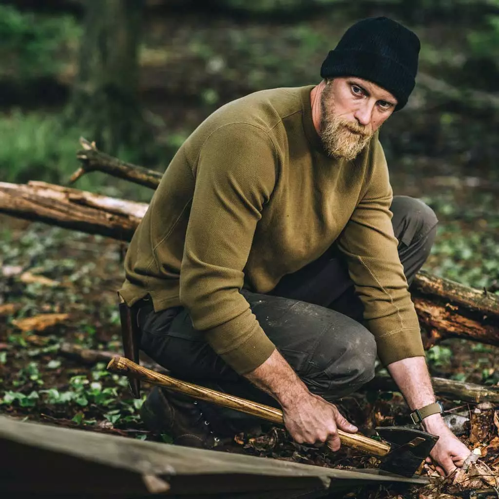 Filson Waffle Knit Thermal Crewneck 8 Filson Waffle Knit Thermal Crewneck