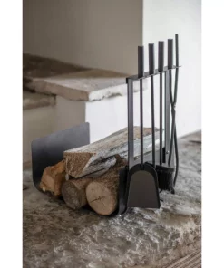 Garden Trading Home, Garden & Cooking Stanton Log Holder & Tool Set