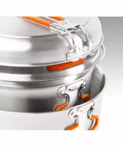 GSI Outdoors Glacier Stainless Base Camper Camping Kit