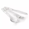 GSI Outdoors New Glacier Stainless Cutlery Set