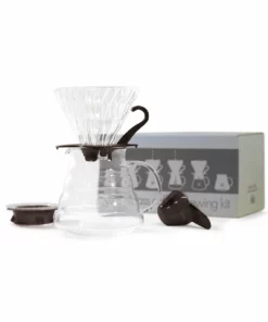 Hario V60 Glass Coffee Brewing Set 02