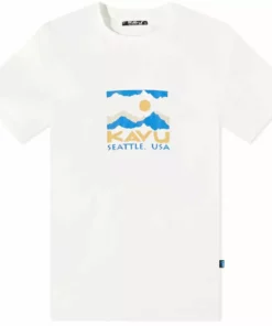 KAVU New Sticker Square Tee | Men's