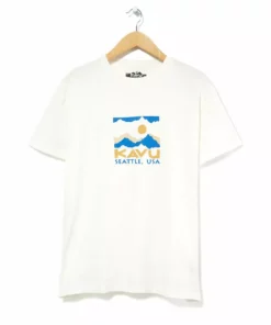 KAVU New Sticker Square Tee | Men's