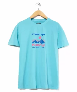 KAVU New Sticker Square Tee | Men's 9 KAVU New Sticker Square Tee | Men's