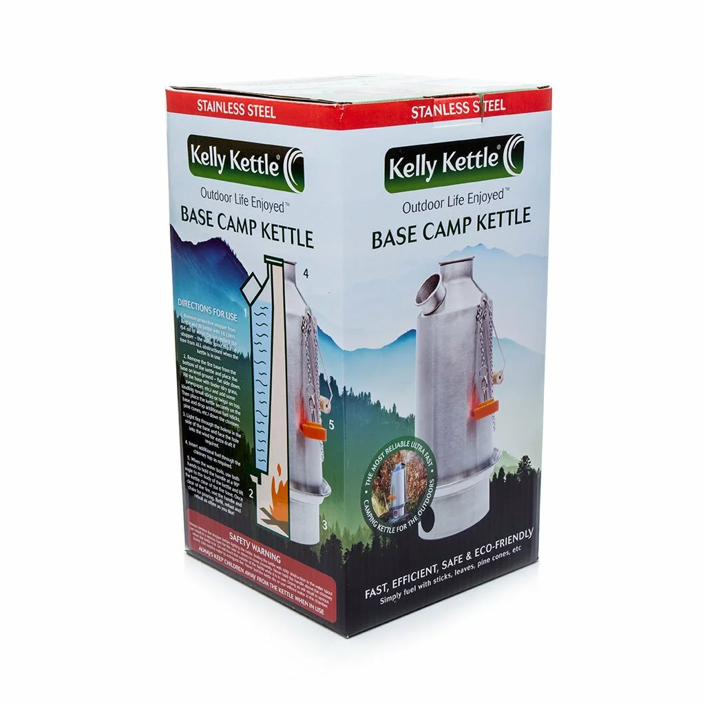 Kelly Kettle Base Camp Kettle 1.6 L Camping Kit 10 Kelly Kettle Base Camp Kettle 1.6 L Camping Kit