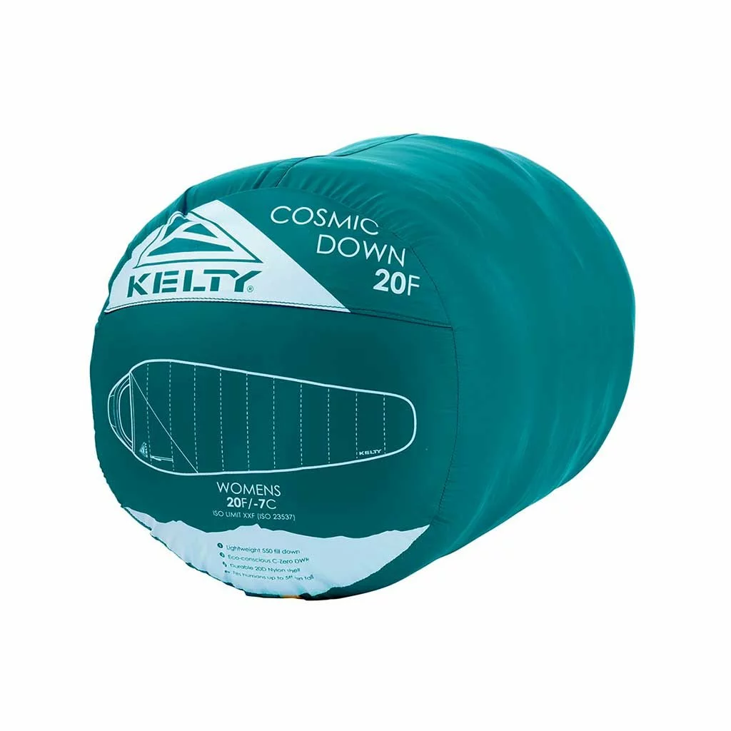 Kelty Cosmic 20° 550F Down Sleeping Bag | Women's Camping Kit 18 Kelty Cosmic 20° 550F Down Sleeping Bag | Women's Camping Kit
