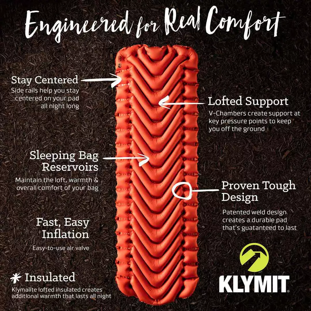 Klymit Insulated Static V Camping Mat 8 Klymit Insulated Static V Camping Mat