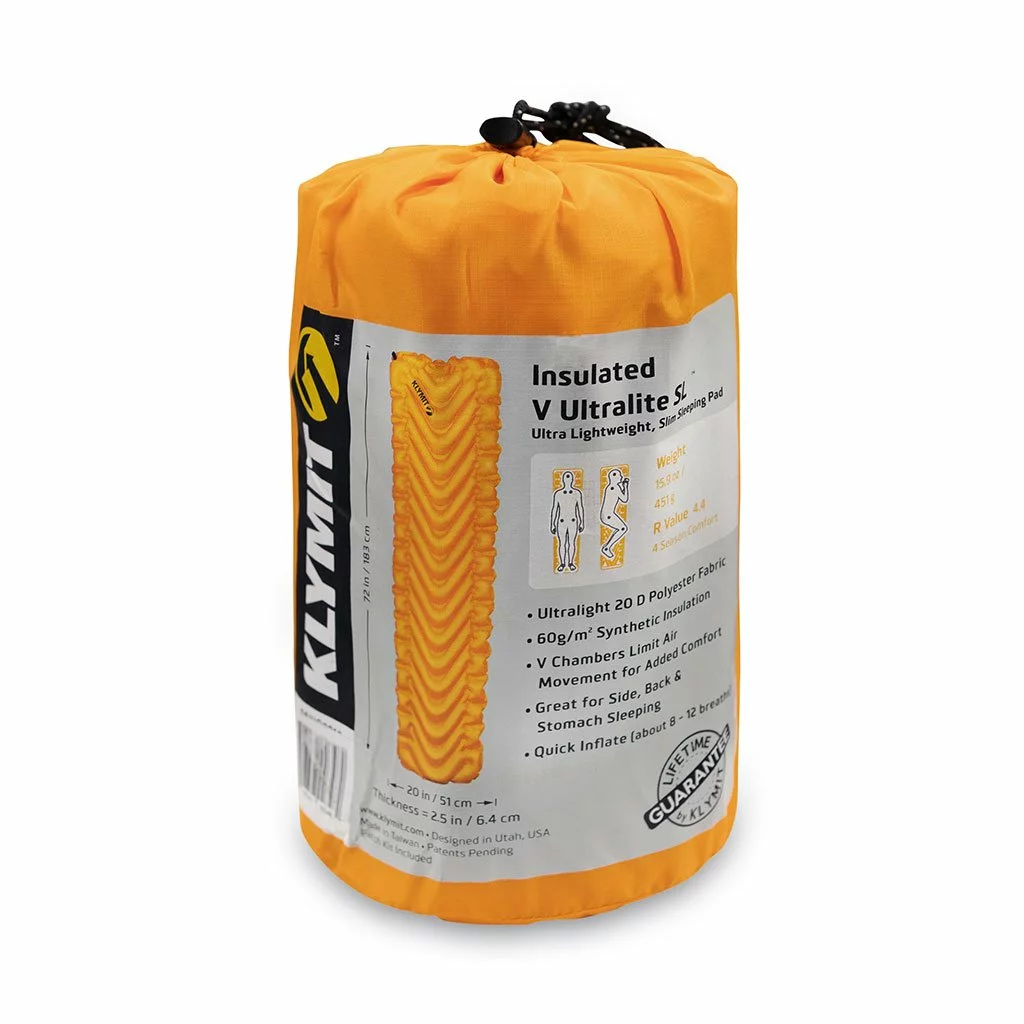 Klymit Camping Kit Insulated V Ultralite SL Camping Mat 5 Klymit Camping Kit Insulated V Ultralite SL Camping Mat