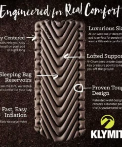 Klymit Camping Kit Static V Luxe Camping Mat 14 Klymit Camping Kit Static V Luxe Camping Mat