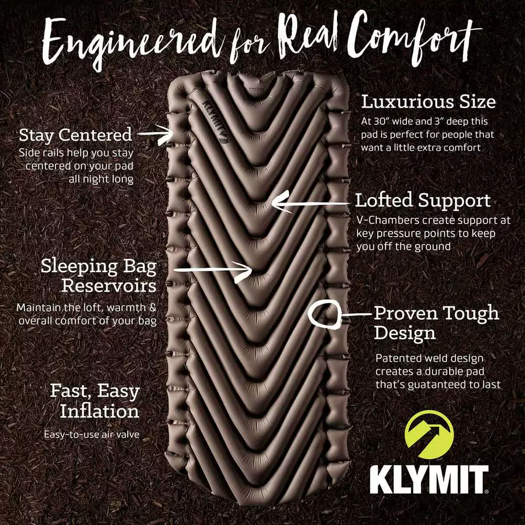 Klymit Camping Kit Static V Luxe Camping Mat 8 Klymit Camping Kit Static V Luxe Camping Mat