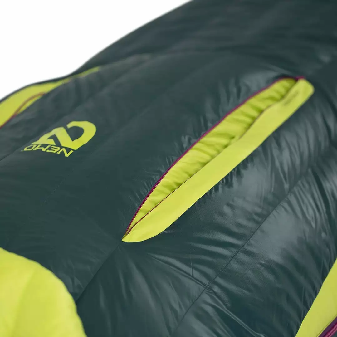 NEMO Equipment Disco Women's Down Sleeping Bag 15°F 8 NEMO Equipment Disco Women's Down Sleeping Bag 15°F