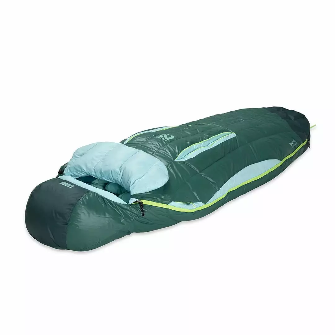 NEMO Equipment Camping Kit Disco Women's Down Sleeping Bag 30°F 5 NEMO Equipment Camping Kit Disco Women's Down Sleeping Bag 30°F