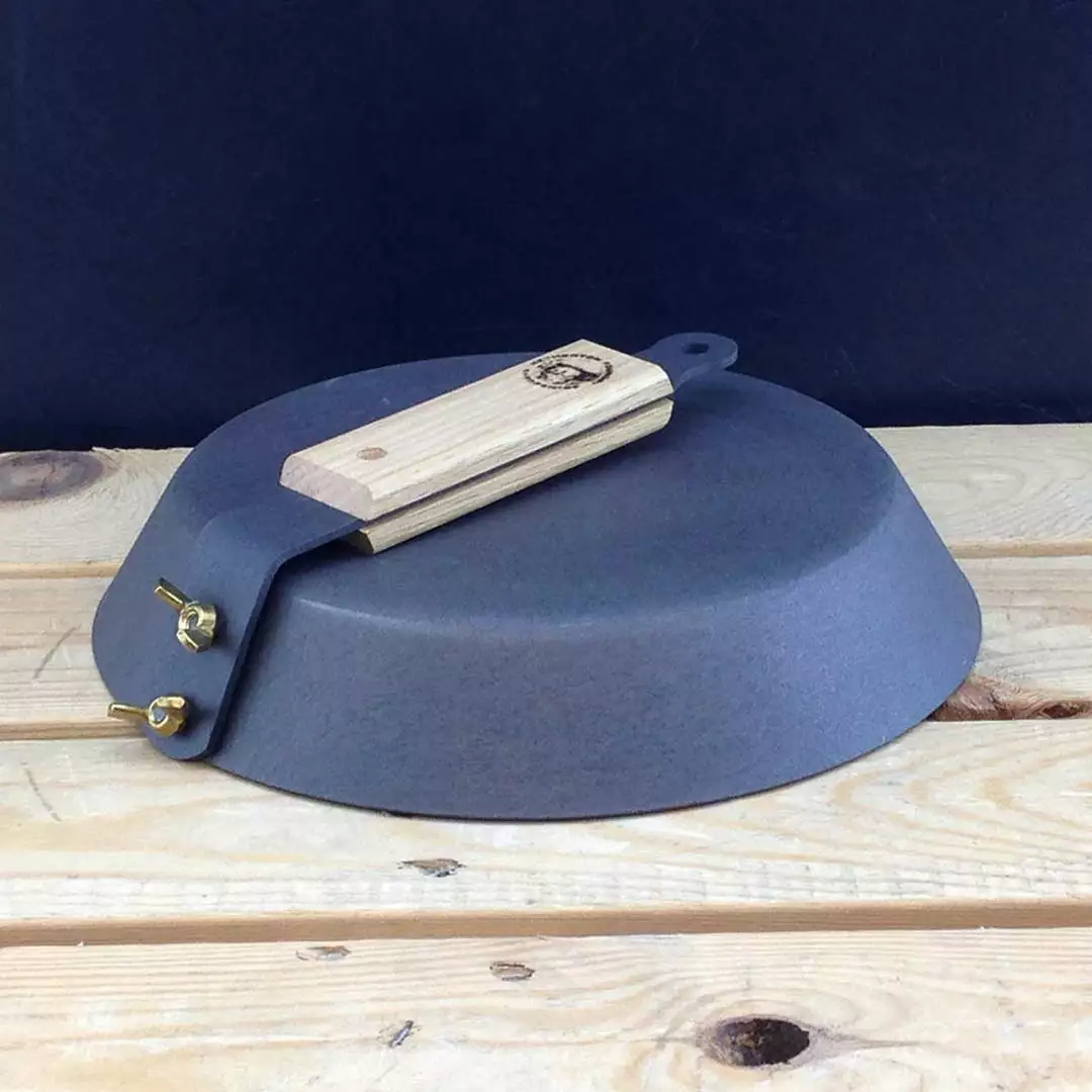 Netherton Foundry Home, Garden & Cooking 10" Spun Iron Glamping Pan 6 Netherton Foundry Home, Garden & Cooking 10" Spun Iron Glamping Pan