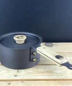 Netherton Foundry 6" Spun Iron Glamping Pot With Lid