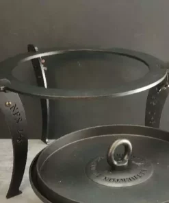 Netherton Foundry Home, Garden & Cooking Dutch Oven With Hot Coals Lid And Stand