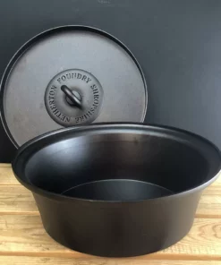 Netherton Foundry Home, Garden & Cooking Dutch Oven With Hot Coals Lid And Stand