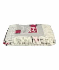 Öjbro Vantfabrik Ekshärad Kalk Wool Blanket