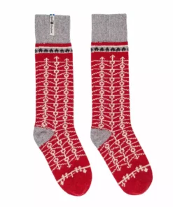 Öjbro Vantfabrik Clothing Ekshärad Röd Socks