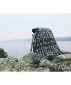 Öjbro Vantfabrik Ekshärad Sot Wool Blanket