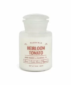 Paddywax Home, Garden & Cooking Farmhouse 8 Oz Candle | Heirloom Tomato