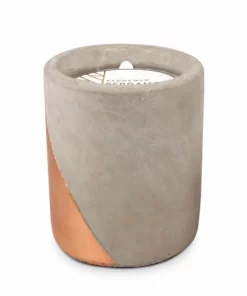 Paddywax Home, Garden & Cooking Urban Concrete Pot 12 Oz | Bergamot & Mahogany