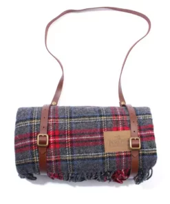 Pendleton New Motor Robe W/ Leather Carrier