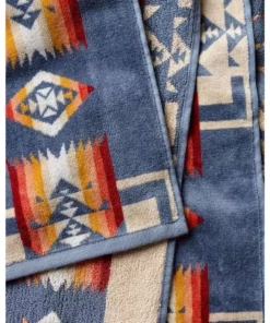 Pendleton Oversized Jacquard Spa Towel | Slate