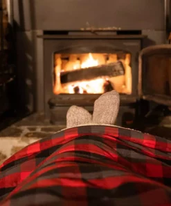 Rumpl Camping Kit Flannel Sherpa Blanket