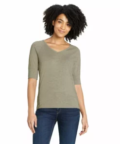 Sherpa Adventure Gear Asha V-Neck Top New