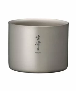 Snow Peak Camping Kit Double Wall Titanium Stacking Mug M400