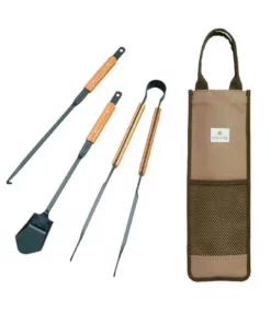 Snow Peak Camping Kit Fire Tool Set Pro