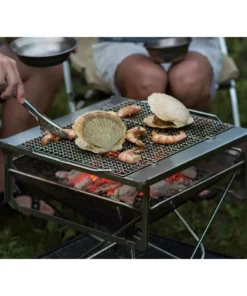 Snow Peak Camping Kit Fireplace Grill