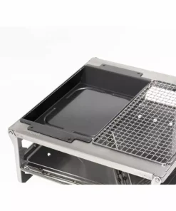 Snow Peak Grill Plate Half Deep Depth Camping Kit